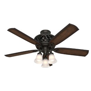 54" Promenade Ceiling Fan with Remote (Includes LED Light Bulb) - Hunter Fan - 1 of 4