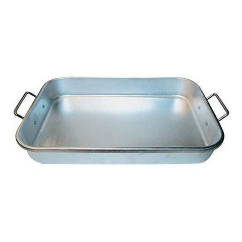 Winco 12-inch By 18-inch By 2-1/4-inch Aluminum Bake Pan With Drop