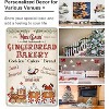 Lomsoe Vintage Christmas Decor Gifts Rustic Christmas Mrs Claus Old Fashioned Gingerbread Bakery Tin Sign 8 x 12 inches - 3 of 4