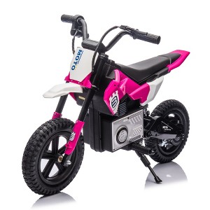 Whisen Youth Ride-On Motorcycle Toy with Shock Absorption for Ages 5-15 - 1 of 4