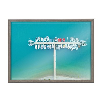 Blake Gorges du Verdon Coastal Framed Canvas Wall Art