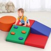 Toddler Climbing Toys,Lightweight Indoor Climbing Set ，5-Piece Foam Climbing Blocks for Crawling and Sliding, Colorful Play Equipment - 4 of 4