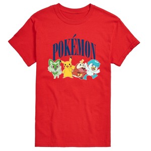 Men's - Pokémon - Scarlet & Violet Collegiate Short Sleeve Graphic T-Shirt - 1 of 4