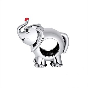 Elephant Charm European Bead Sterling Silver Ginger Lyne Collection - 1 of 4