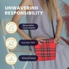 Signare USA Royal Stewart Tartan Red Sling Bag - 4 of 4