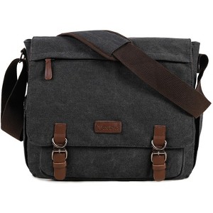 Messenger Bag for Men Women,Travel Satchel Shoulder bag 15.6 Inch Laptop Bags - 1 of 4