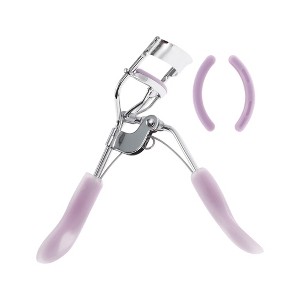 Unique Bargains Women Silicone Handle Eyelash Curler for Business Travel 1 Pc - 1 of 3