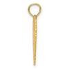 Black Bow Jewelry 14k Yellow Gold For My Mom Pendant, 18mm - 2 of 4
