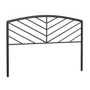 Hillsdale Furniture Essex Metal Headboard with Chevron Spindle Design Gray Bronze - 1 of 4