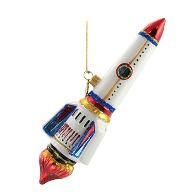 Huras 8.0" 3 2 1 Blast Off Ornament Rocket Space Nasa  -  Tree Ornaments