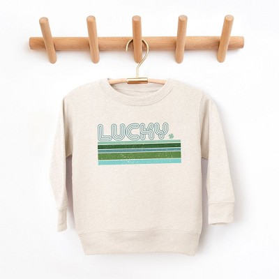 The Juniper Shop Retro Lucky Stripes Toddler Graphic Sweatshirt