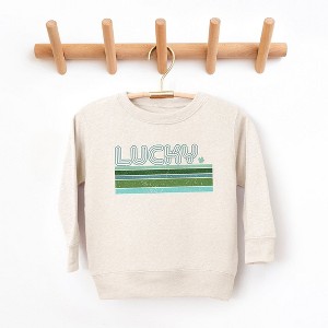 The Juniper Shop Retro Lucky Stripes Toddler Graphic Sweatshirt - 1 of 3