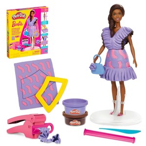 Play-Doh Barbie Fashionista Ruffles Designer Doll Set - 1 of 4