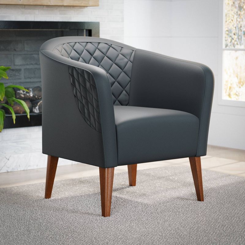 Vera Upholstered Barrel Accent Chair - Brookside Home, 1 of 15