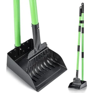 Pooper Scooper Dog Pooper Scooper Handle Stainless Metal - 1 of 3