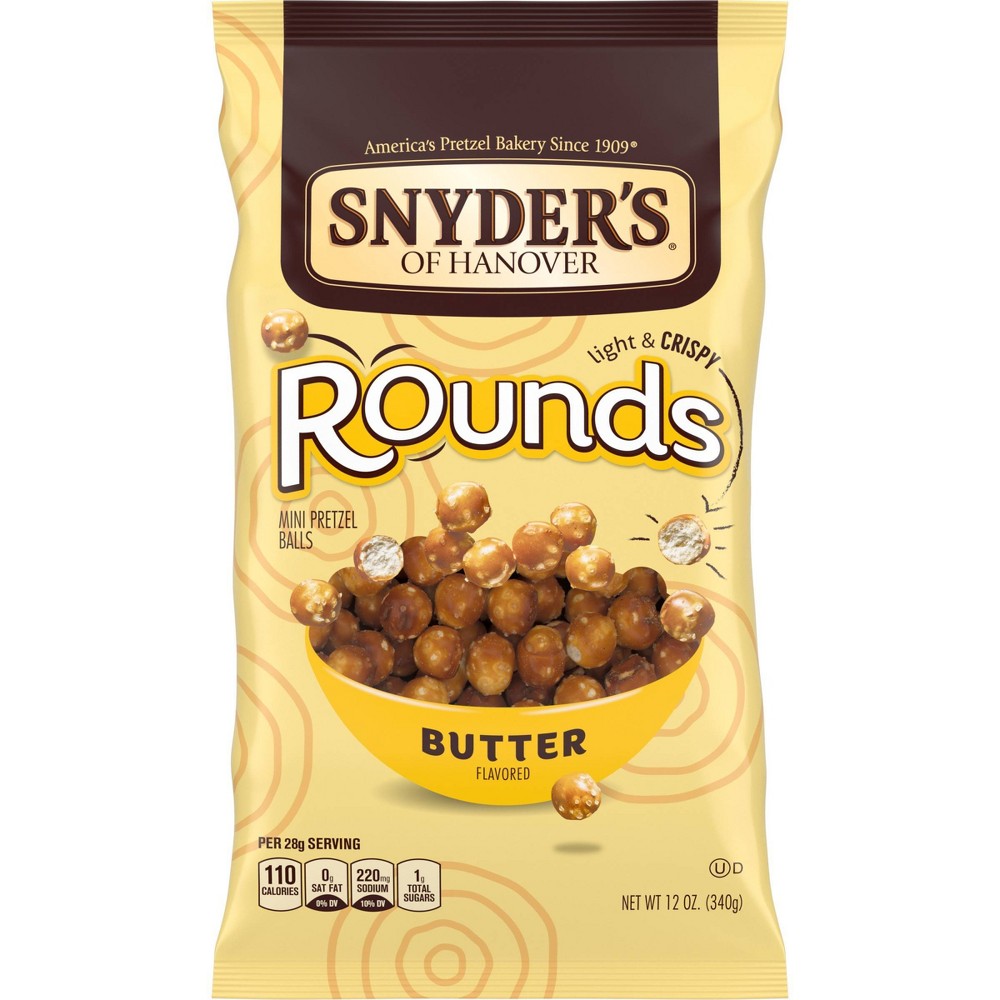 Snyder's Rounds Butter Pretzels - 12oz