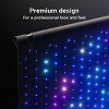 Twinkly Lightwall 8x8ft, LED Panel Smart, Multicolor LED Lights, DJ Lights and Music Rhythm Show, Aluminum Frame and Transport Trolley Included - 3 of 4