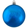 Northlight 32ct Shatterproof Shiny Christmas Ball Tree Ornament Set 3.25" - Lavish Blue - 3 of 4