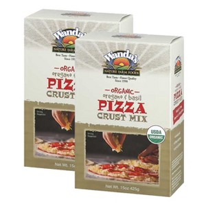 Heartland Gourmet 15 oz Wanda's Organic Oregano & Basil Pizza Crust Mix - Pack of 2 - 1 of 4