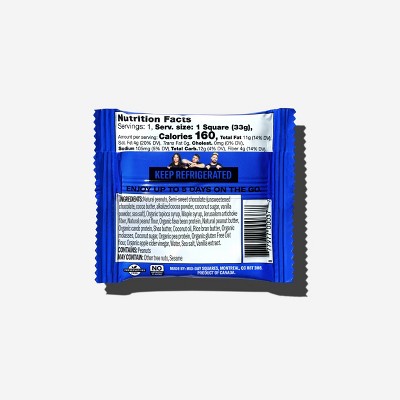 Mid-Day Squares Crunchy Peanut Functional Snack Bar - 1.03oz