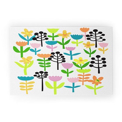 Anneamanda happy summer meadow Welcome Mat - Society6