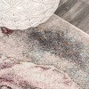 Pastello Modern Abstract Muted Flowers Area Rug - JONATHAN Y - 4 of 4