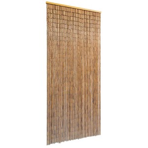 vidaXL Door Curtain Bamboo 35.4"x78.7" - 1 of 4