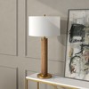 Hudson and Canal 29" Tall Table Lamp with Fabric Shade - 3 of 4