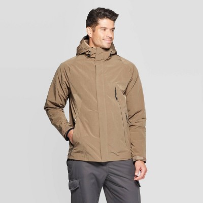 champion windbreaker mens brown