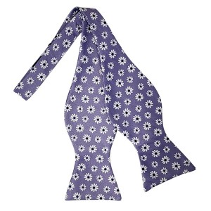 Men's Floral Printed 2.75" x 4.75" Adjustable 16" - 21" Self-Tie Bow Tie - 1 of 4
