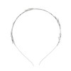 Unique Bargains Women's Cute Small Leaf Headbands Silver Tone 1 Pc - 4 of 4