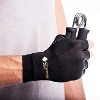 Copper Joe Arthritis Half Finger Gloves - for Gaming, Wrist Support Brace,  Carpal Tunnel, Rheumatoid and Tendonitis - 1 Pair - Small