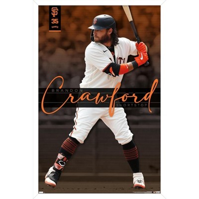 Brandon Crawford Poster San Francisco Giants Print Kids 