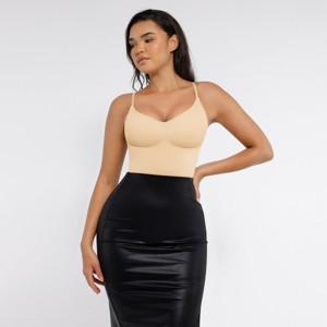 Feelingirl Women's Sculpt Seamless Thong Bodysuit Shapewear - 1 of 1