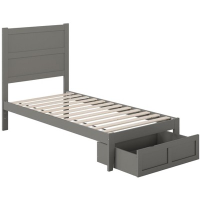 AFI Furnishings NoHo Platform Bed T with Foot Drawer AG