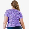 Calypsa Women's Plus Size V-Neck Short Sleeve Rashguard UPF 50+ Adele Swim Top - 2 of 2