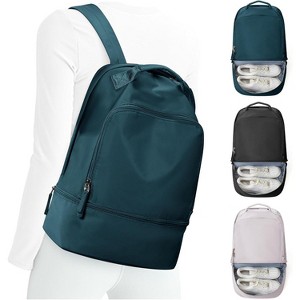 Lightweight Waterproof Gym Backpack, Sports Bag with Shoe and Wet Pockets, Durable for Workout & Travel - 1 of 4