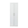 70.87"H High Wardrobe And Kitchen Cabinet With 2 Doors And 3 Shelves for Bedroom, Living Room, White - 3 of 4