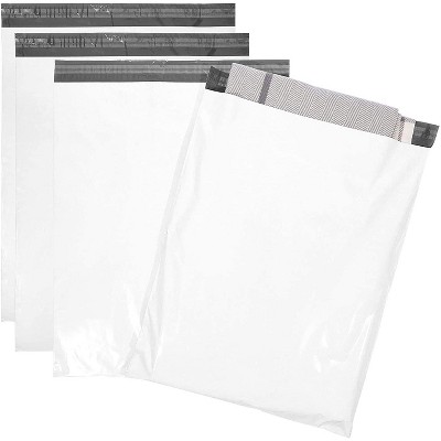100 BAGS 14" X 20" Mail Bags Courier Bags Parcel Bags Postage Bags Grey Poly 