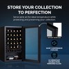 Newair Shadow Series Wine Cooler Refrigerator 34 Bottle, Freestanding Glass Door Wine Cellar, Single Zone Small Wine Fridge - 3 of 4