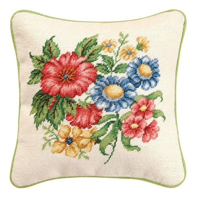 C&F Home Colonial Williamsburg 14" x 14" Pembroke Needlepoint Pillow