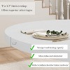 CuisinSmart 47'' Round Farmhouse Dining Table for 4 to 6 People, Large Wood Rustic Table with Sturty Legs, for Home Dining Room, No Chairs - 4 of 4