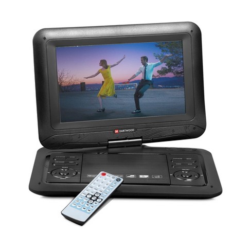 Dartwood Portable DVD Player with 10.1-inch LCD Screen - DVD and CD Player  with SD Card and USB Support