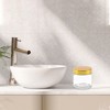 Unique Bargains Transparent Cream Glass Bottle for Bathroom 1 Pc - 2 of 4