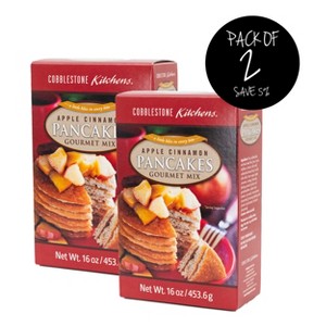 Cobblestone Kitchens 16 oz Apple Cinnamon Pancake Mix - Pack of 2 - 1 of 4