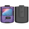 Nakedcellphone Slim Case and Belt Clip Holster Combo for Motorola RAZR 5G Phone (XT2071, 2020) - 4 of 4