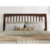 AFI Furnishings Orleans Queen Sleigh Solid Wood Slat Headboard in Walnut - 2 of 4