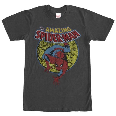 Men s Marvel Amazing Spider man Responsibility T shirt Charcoal Heather Small Target