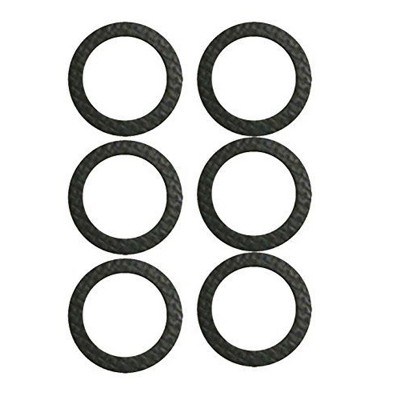 Mission Automotive Mission Automotive 6-Pack Marine Drain Screw Gasket - Compatible with Most Lower Units and Seawater Pumps