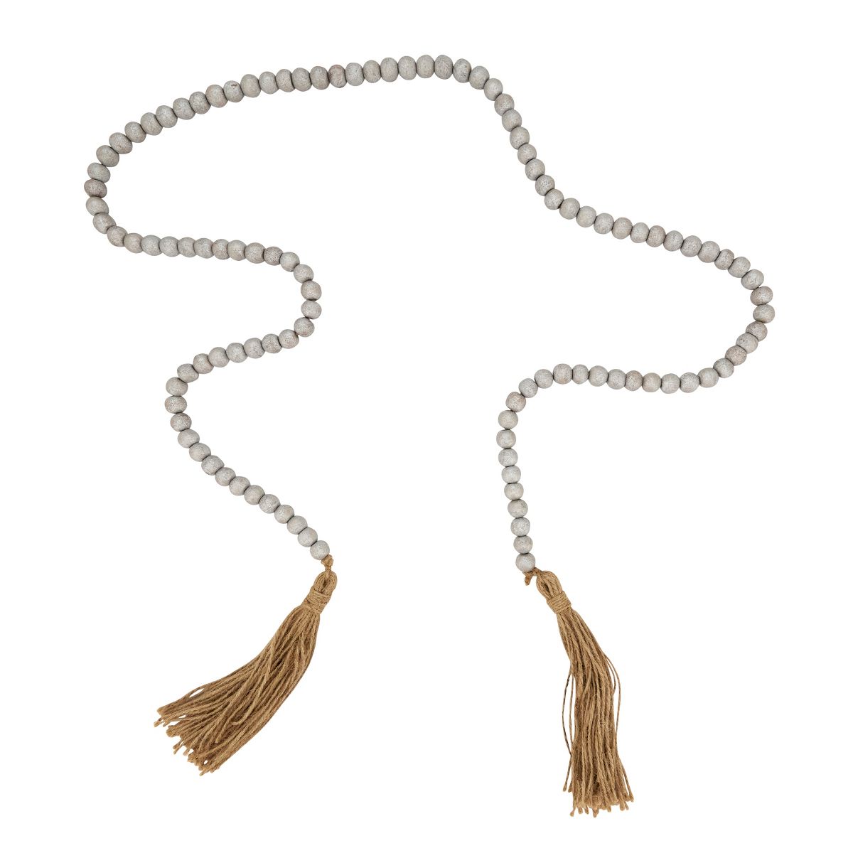 Saro Lifestyle Earthy Elegance Wood Beaded Garland - thumbnail 3